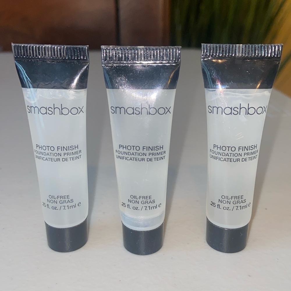 Three Smashbox Photo Finish Oil Free Primer .25 Fl. Oz.